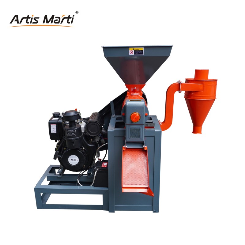 Artis Marti Business Single Rice Mill with diesel Engine