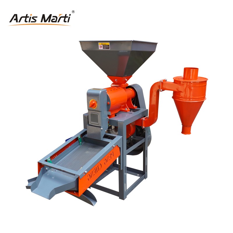 Artis Marti Commercial 6N70 single rice mill with separation sieve