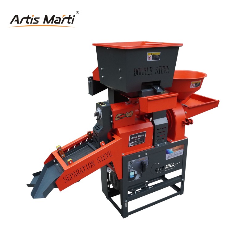 Artis Marti New style 5in1 combined rice mill machine home using