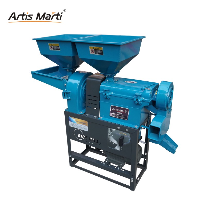 Artis Marti 6N100 rice mill with 9FC20 flour mill machine factory supply