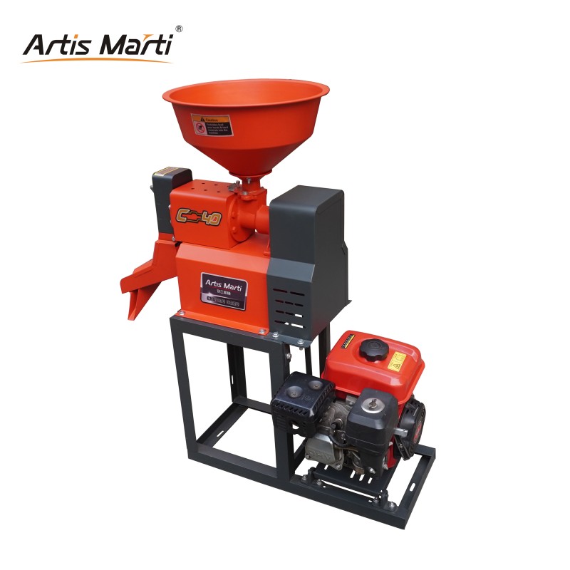 Artis Marti single phase rice mill price machine gasoline engine